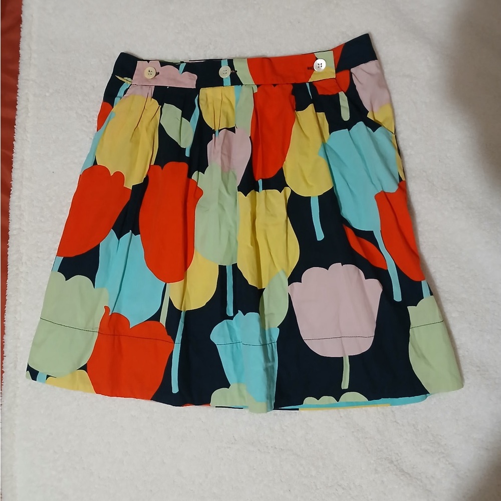 Fei Tulip Print Anthropologie Skirt
